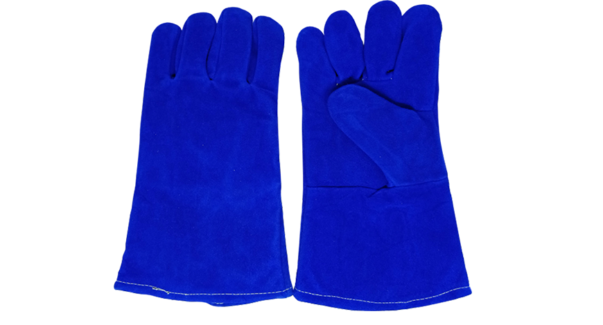 Guantes de Carnaza Azul