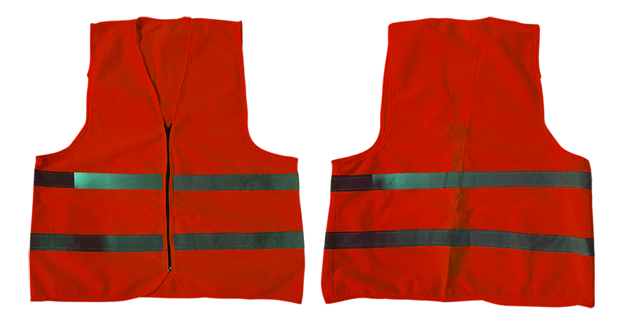 chalecos de seguridad naranjas