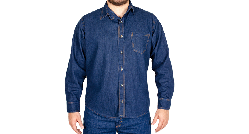 Camisa de Mezclilla para Trabajo