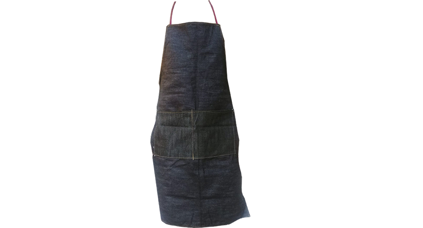 Mandil de Mezclilla con bolsas